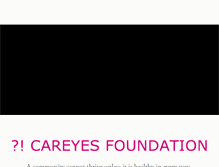 Tablet Screenshot of careyesfoundation.org